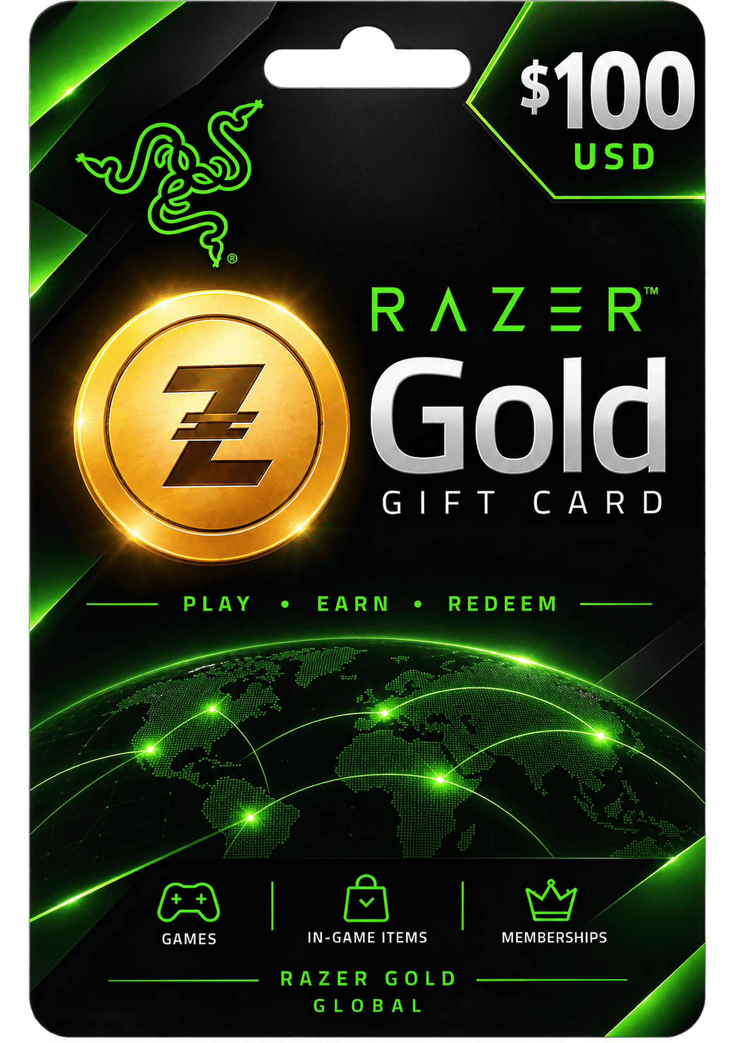 Razer Gold 100 USD Global