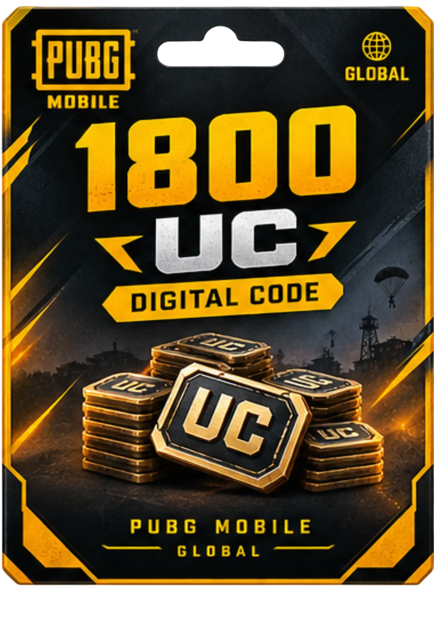 PUBG Mobile 1800 UC Code
