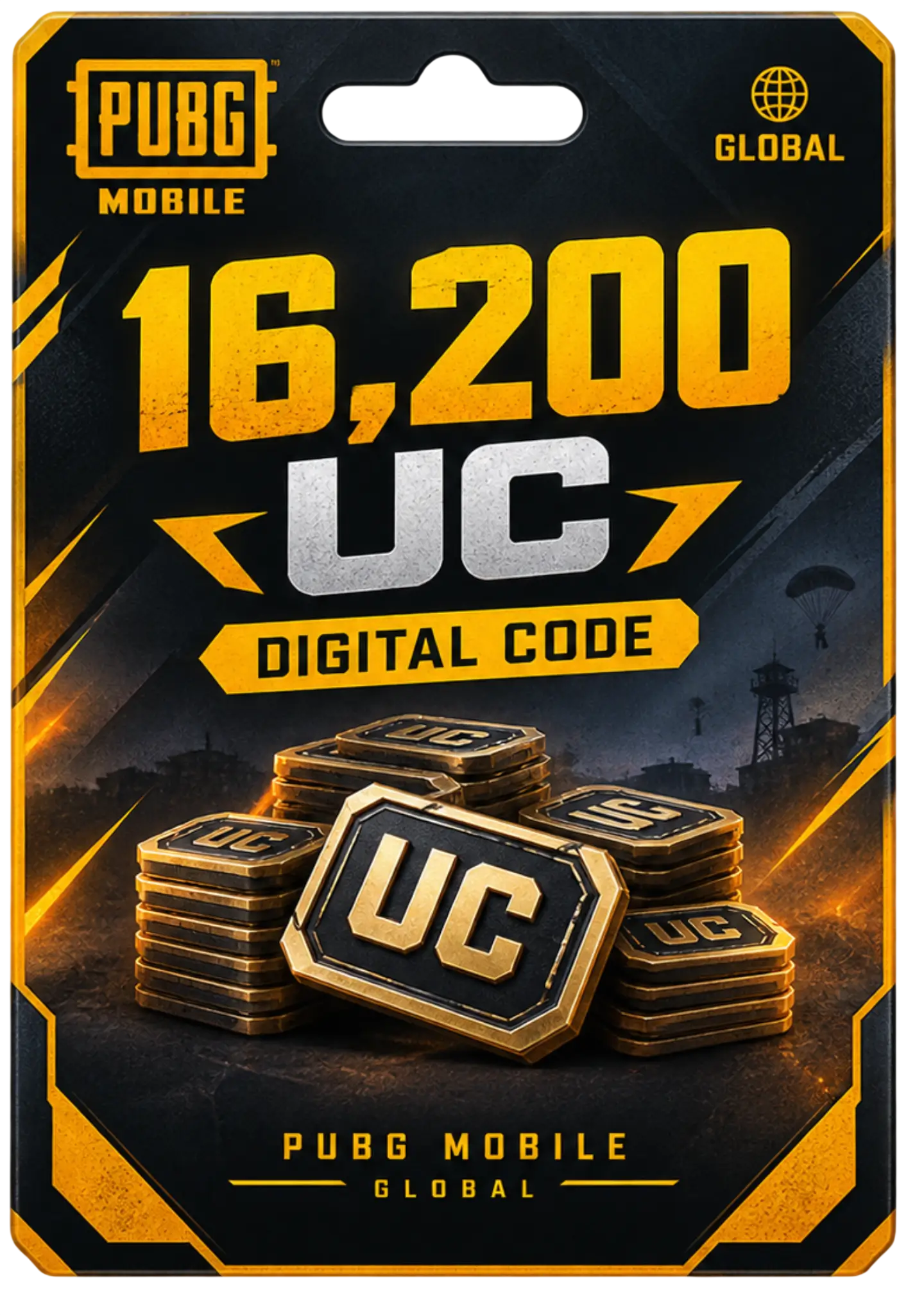 PUBG Mobile 16200 UC Code