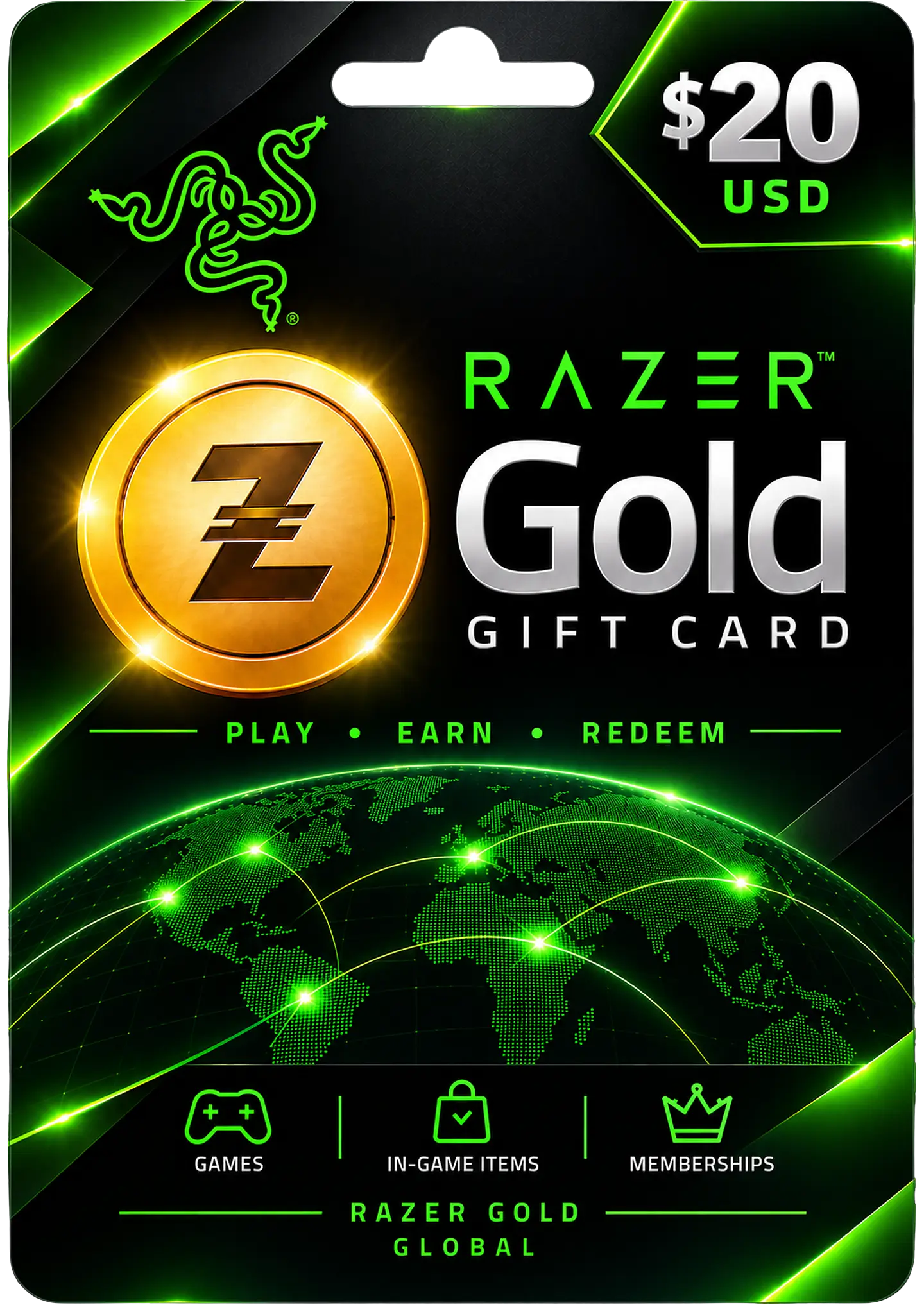 razer-gold-20-usd-global Razer Gold 20 USD Global